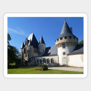 Château de Javarzay, vintage French architectural Gems Magnet